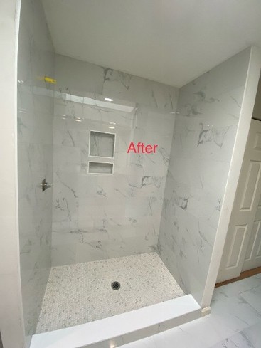 New Walk-in Shower build-in, 